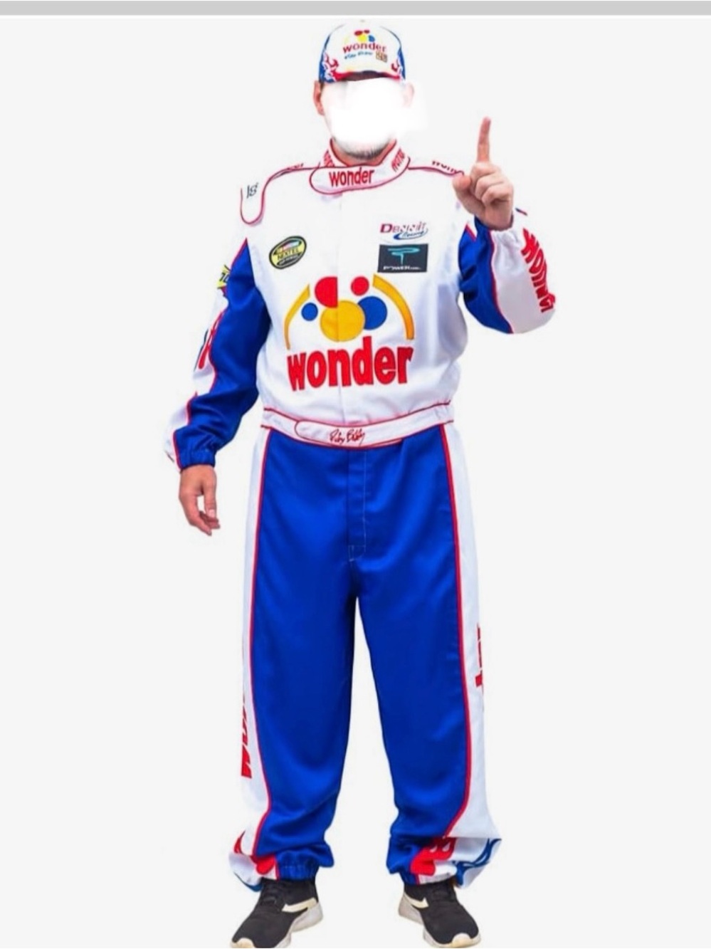 Adult Unisex Ricky Bobby Driver Deluxe Jumpsuit Hat Full Set | Size S | NWOT |A5